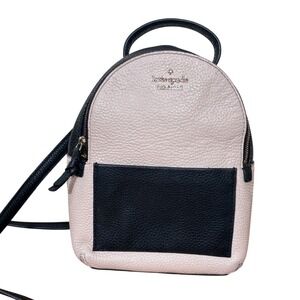 Kate Spade New York Jackson Street Merry Mini Convertible Backpack Leather Cream